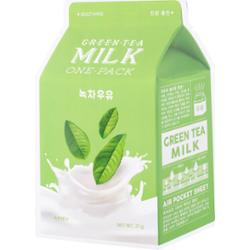 Apieu - Green Tea Milk One-Pack, 21 g - nawilżająca maseczka do twarzy