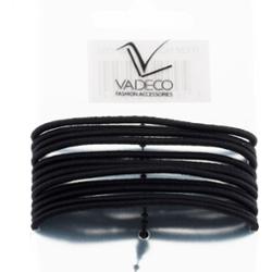 Avalea Snoddar Tunna 12st utan metall 2mm Svart