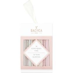 BACHCA Thin elastics x14 pastel-colored and lurex - Cienkie gumki do w
