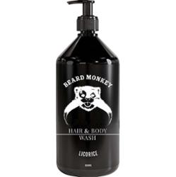 Beard Monkey Hair & Body Licorice 1000 ml