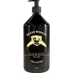 Beard Monkey Hair & Body Oud & Saffron  1000 ml