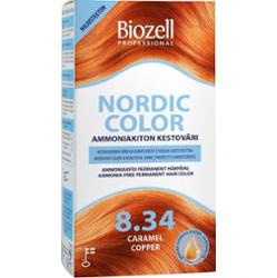Biozell Nordic Color Permanent Hair Color Caramel Copper 8.34