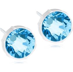 Blomdahl Medical Plastic Bezel 6 mm Aquamarine