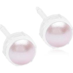 Blomdahl Medical Plastic Bezel Pearl 6 mm Light Rose