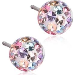 Blomdahl Natural Titanium Crystal Ball 6 mm