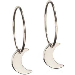 Blomdahl Natural Titanium Ear Ring 14 mm Penda Moon 8 mm