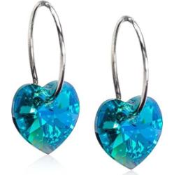 Blomdahl Natural Titanium Heart 10 mm  Turquoise
