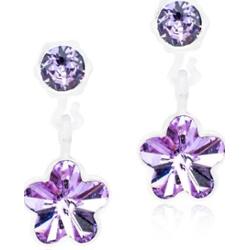 Blomdahl Medical Plastic  Pendant Flower 4/6mm Violet