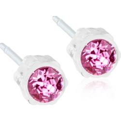 Blomdahl Medical Plastic  4mm Rose