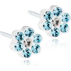 Blomdahl Medical Plastic  Daisy 5mm Aquamarine