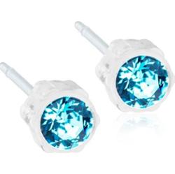 Blomdahl Medical Plastic  4mm Aquamarine