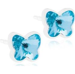 Blomdahl Medical Plastic  Butterfly 5mm Aqua