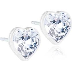 Blomdahl Medical Plastic  Heart 6mm Crys
