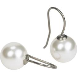 Blomdahl Natural Titanium  White Pearl Pendant