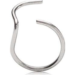 Blomdahl Natural Titanium Nose Ring 10 mm Right
