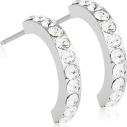 Blomdahl Natural Titanium Pendant Brilliance Curved Crystal