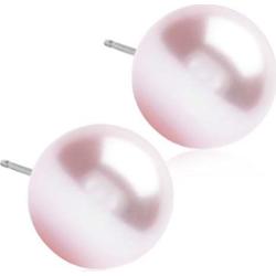 Blomdahl Natural Titanium Pearl 12 mm Light rose