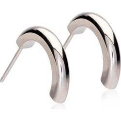 Blomdahl Natural Titanium Penda Round Curved 15 mm