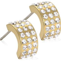 Blomdahl Golden Titanium Pendant Grand Brilliance Curved 10 mm, Crysta