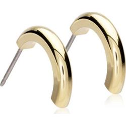 Blomdahl Golden Titanium Pendant Round Curved 15 mm