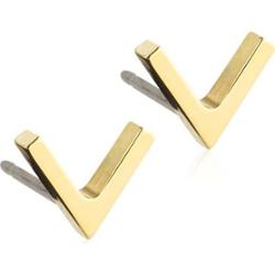 Blomdahl Golden Titanium Plain V 8 mm