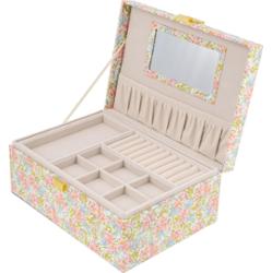 Bon Dep Jewelry box square mw Liberty Swirling Petals