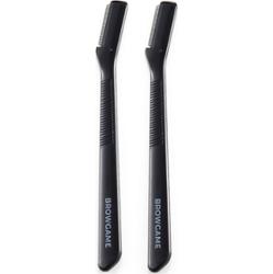 Browgame Cosmetics Eyebrow Shaping Knife Duo Pack