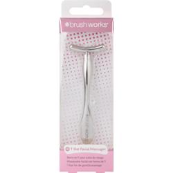 Brushworks Zinc T-Bar Facial Massager - masażer