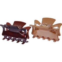 By Lyko Hair Clips Acrylic Bronzed Duo