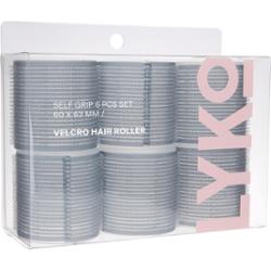 By Lyko Self Grip Hair Roller Grey 6 pcs - zestaw wałków do włosów 60