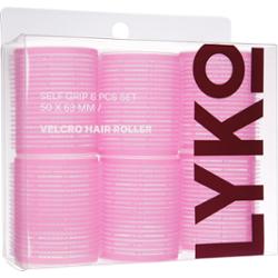 By Lyko Self Grip Hair Roller Pink 6 pcs - zestaw wałków do włosów 50