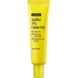 By Wishtrend - Sulfur 3% Clean Gel, 30ml - Krem żel punktowy na zmiany trądzikowe i rozszerzone pory