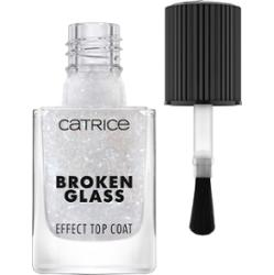 Catrice Broken Glass Effect Top Coat lakier nawierzchniowy do paznokci z brokatem odcień 050 Sparkling Reflection 10.5 ml