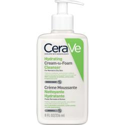 CeraVe Cleansers Hydrating Cream-to-Foam Cleanser pieniący się krem oczyszczający do skóry normalnej i suchej 236 ml