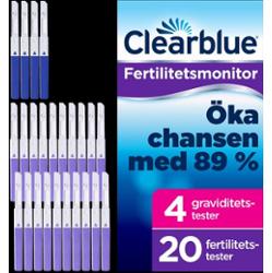 Clearblue Advanced Fertilitetsmonitor - zestaw testów owulacyjnych i t