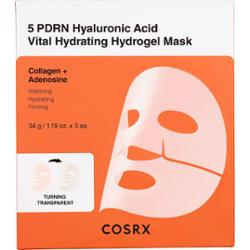 COSRX 5 PDRN Hyaluronic Acid Vital Hydrating Hydrogel Mask 3-pack (3x34 g)