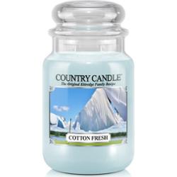 Country Candle Cotton Fresh Scented Candle Cotton Fresh 680 g - świeca