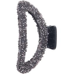 Dazzling Hair Clip Glitter 9 cm Black