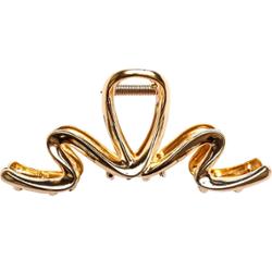 Dazzling Hair Clip Metal Gold 11 cm