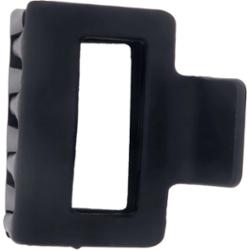 Dazzling Hair Clip Square 5 cm Black