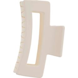 Dazzling Hair Clip Square 8,5 cm Off White
