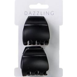 Dazzling Hår 2-pack matta hårklämmor