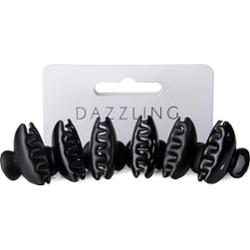 Dazzling Hår 6-pack clips med klämmor