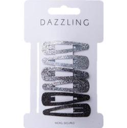 Dazzling Hår 6-pack glittriga hårspännen