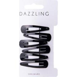 Dazzling Hår 6-pack svarta hårspännen