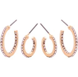 Dazzling J11 2-Pack Hoops Gold