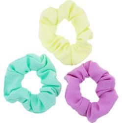 Dazzling Scrunchie 3-Pack Purple/Yellow/Green