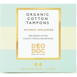 DeoDoc Cotton Tampons Without Applicator Regular