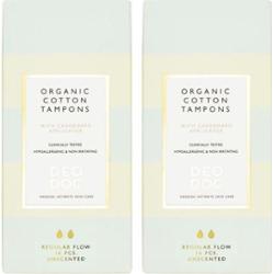 DeoDoc Organic Cotton Tampons Regular 2-pack