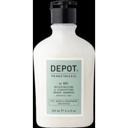 Depot NO. 501 Moisturizing & Clarifying Beard Shampoo Sartorial Sage - nawilżający szampon do brody, 250ml